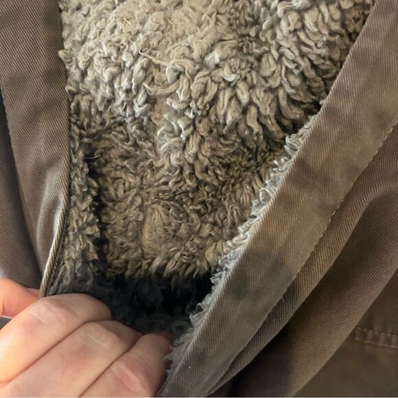 Old Navy coat jacket zip up and snap size Large 10-12 - Picture 7 of 9